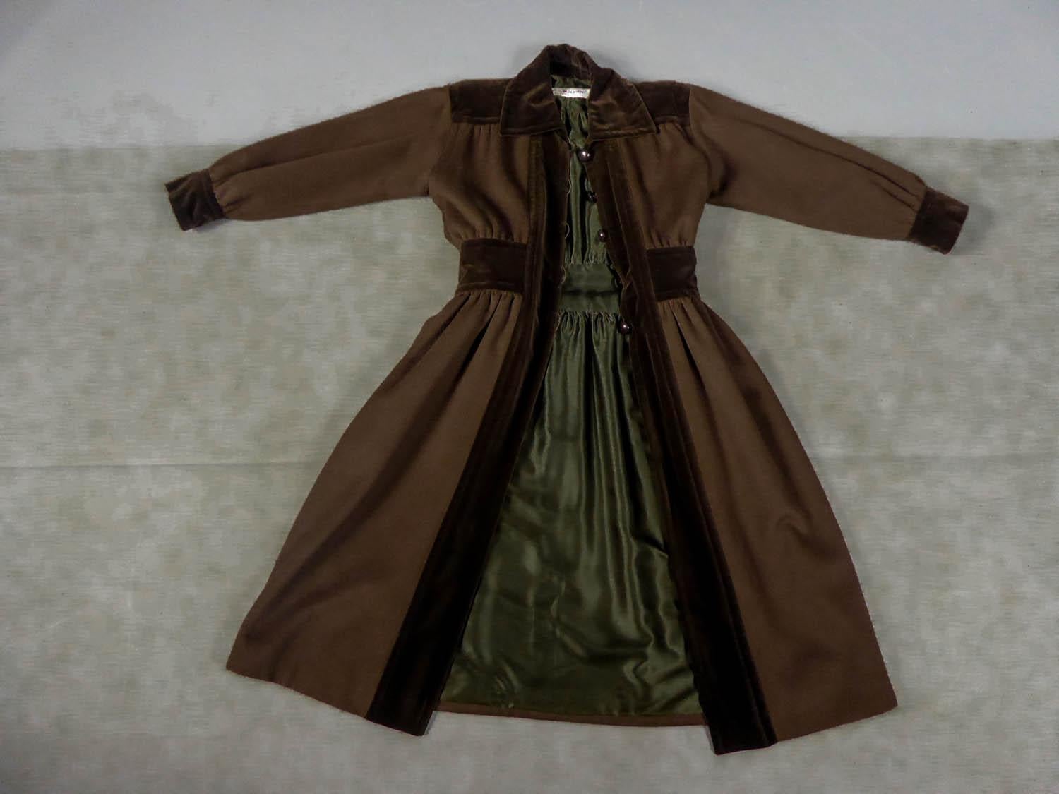 Saint Laurent Rive Gauche - Manteau de ballet Russes, circa 1976 - 1978 en vente 9