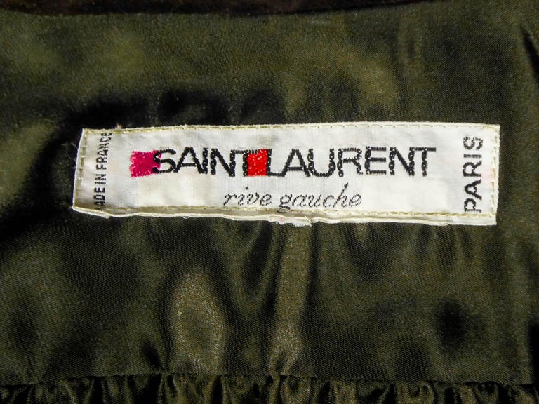 An Saint Laurent Rive Gauche Ballets Russes Collection Coat Circa 1976 - 1978 For Sale 10