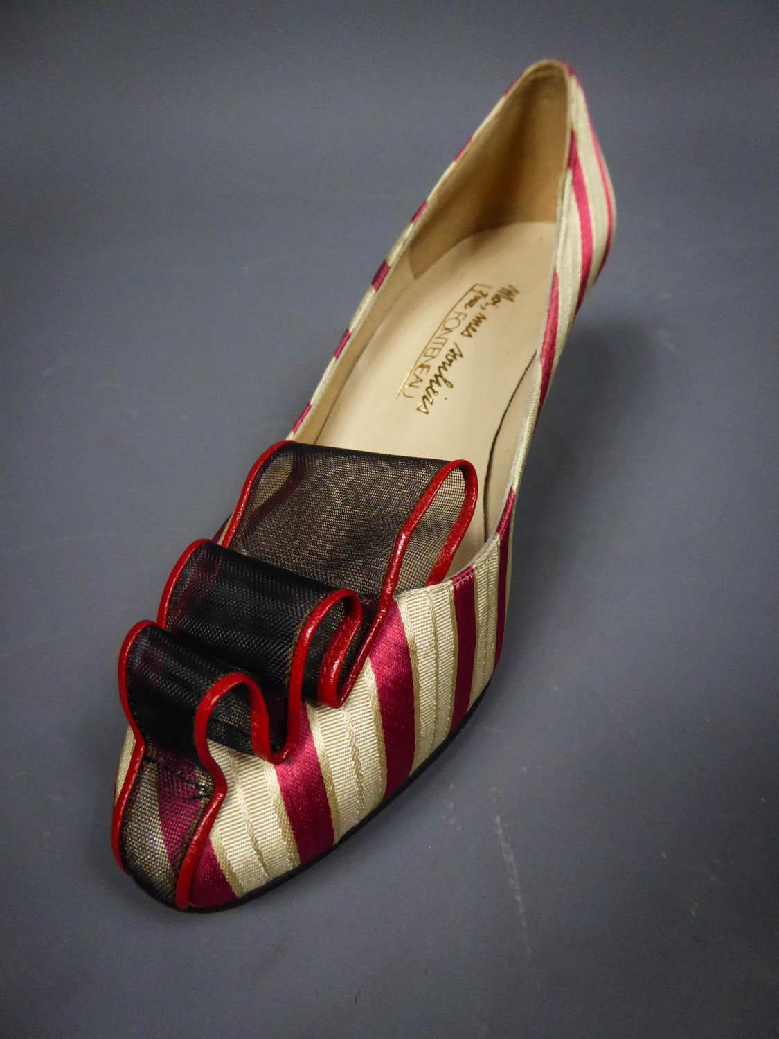 Women's Numbered Fonteneau French Heels Shoes Titled Moi, Mes Souliers Circa 1960