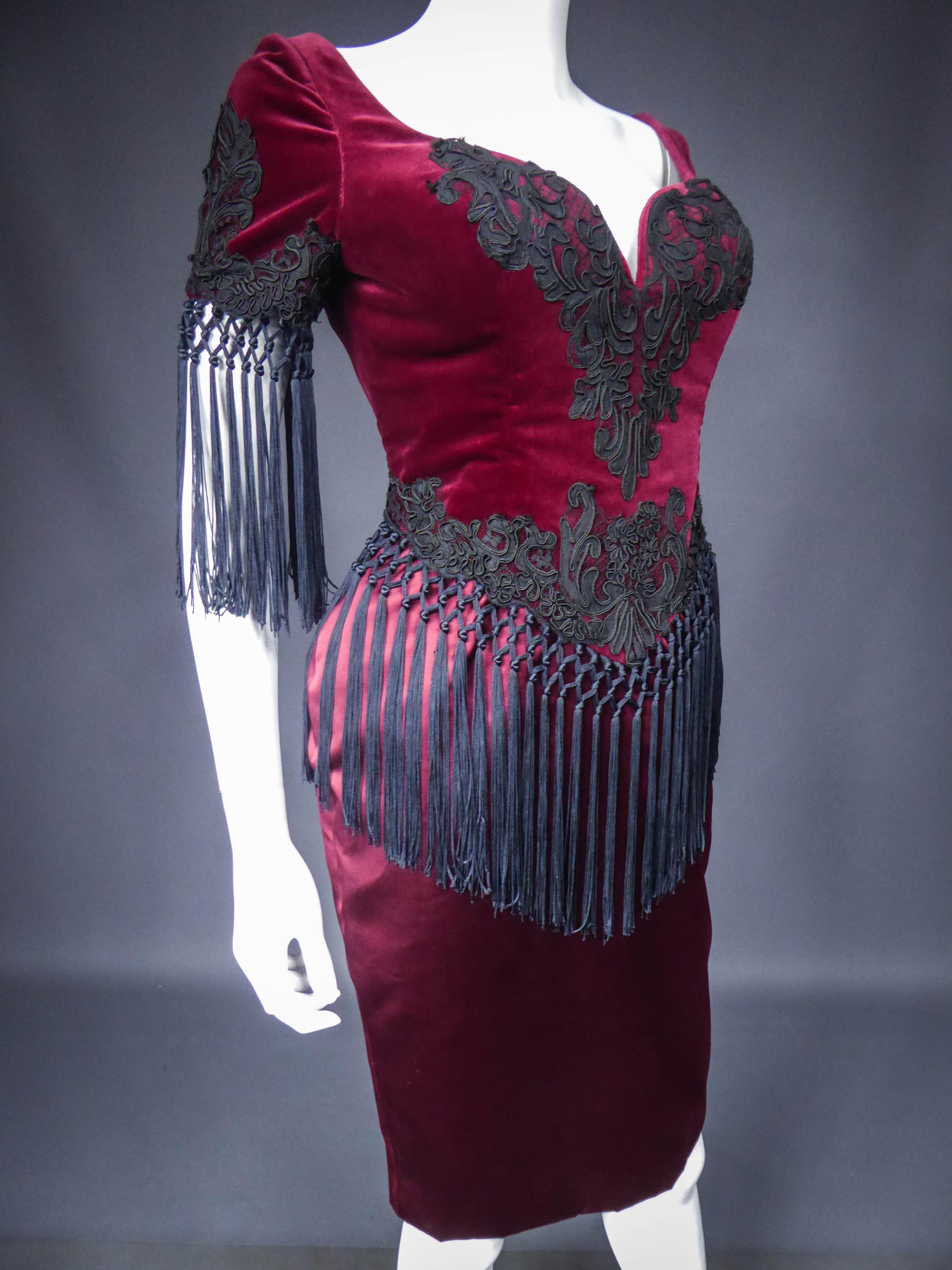 Women's Christian Lacroix Couture Dress Circa 1990