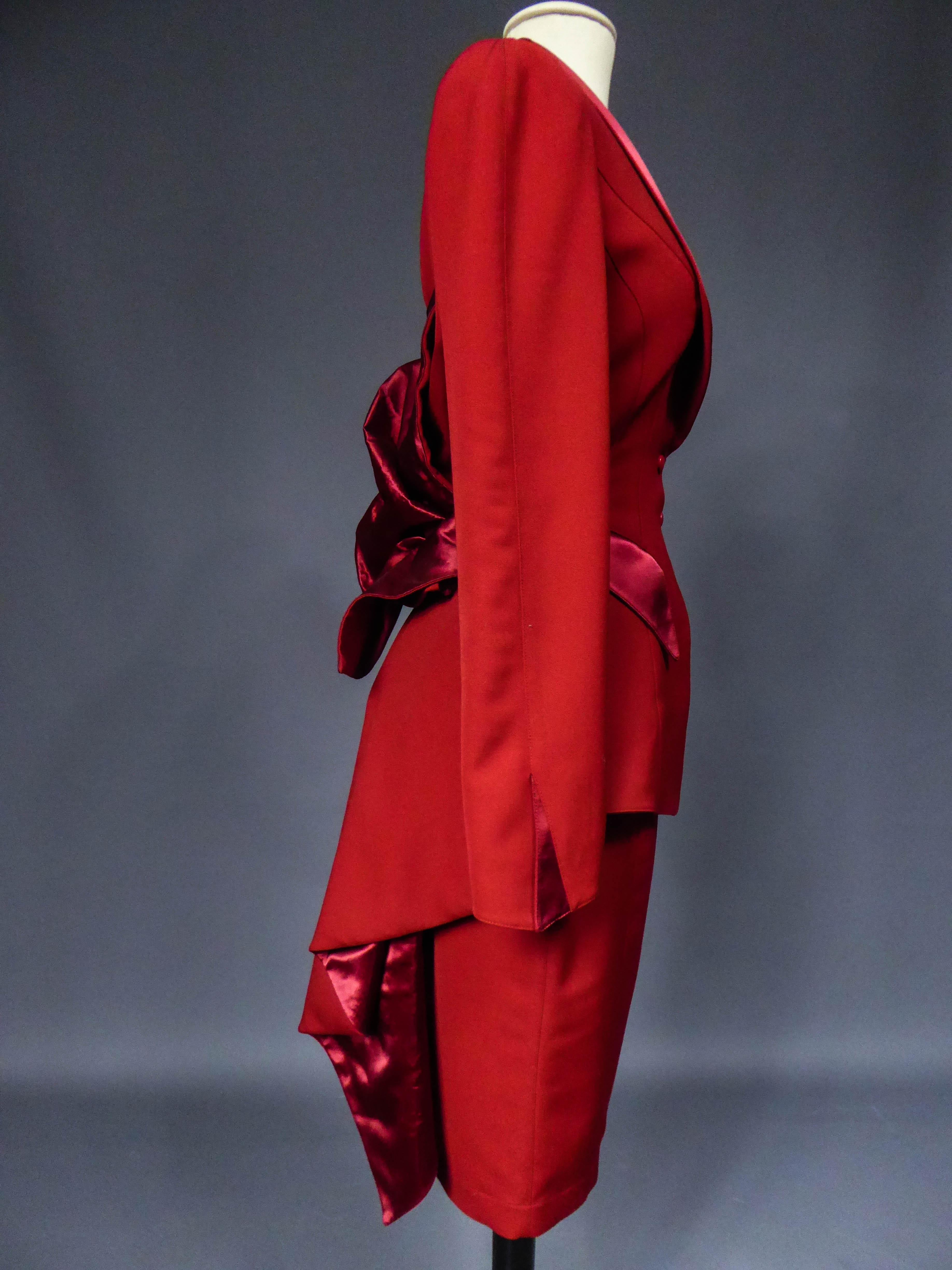 Thierry Mugler Couture Skirt Set Circa 1990 3