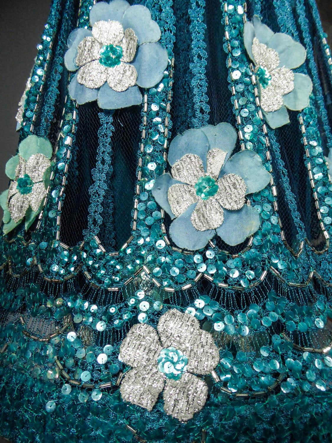 Blue A Pierre Cardin (attributed to) Couture Ball Gown In Tribute to Paul Poiret