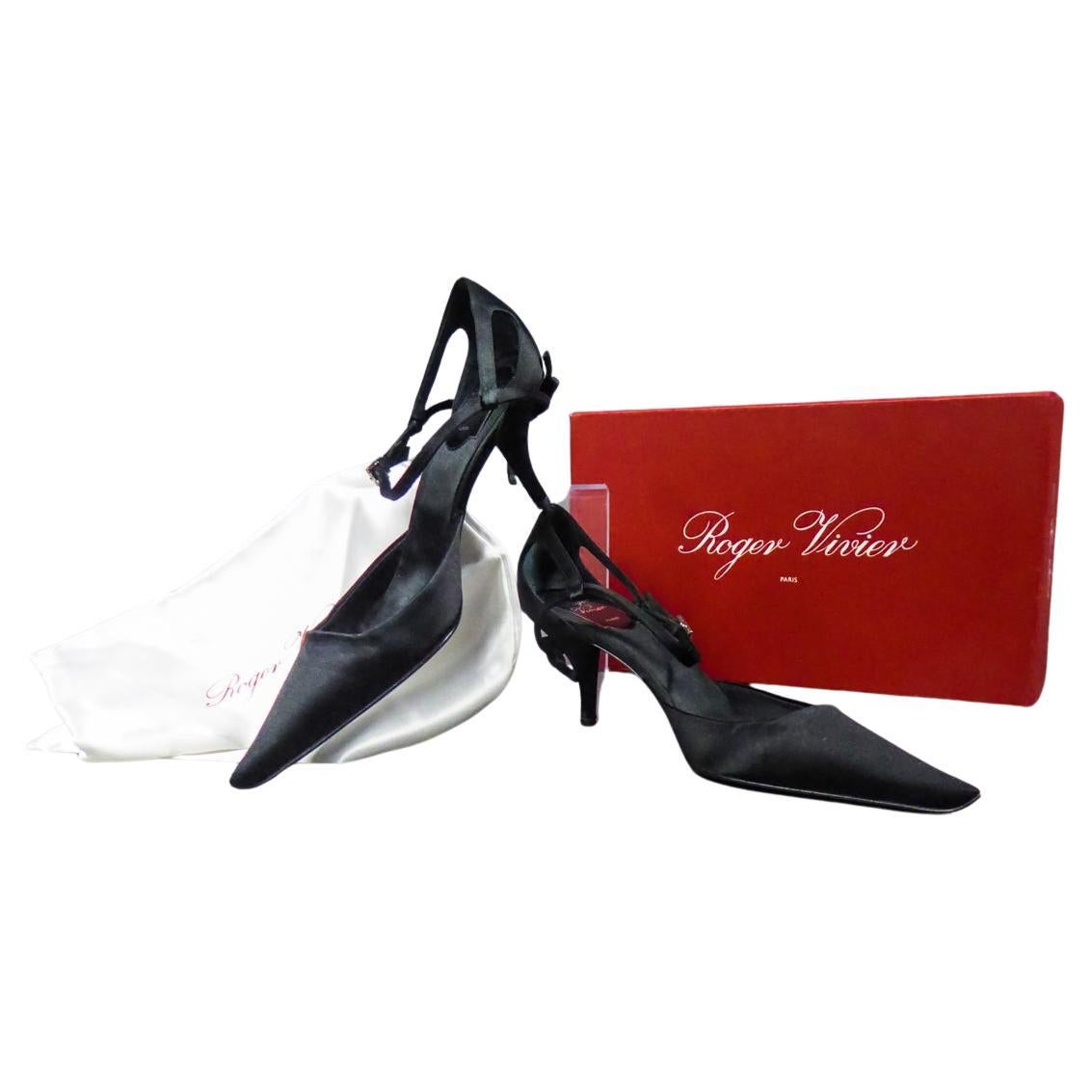 A Roger Vivier Pair of Evening Heels Shoes Circa 2000 For Sale