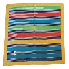 Vintage YSL Striped Scarf