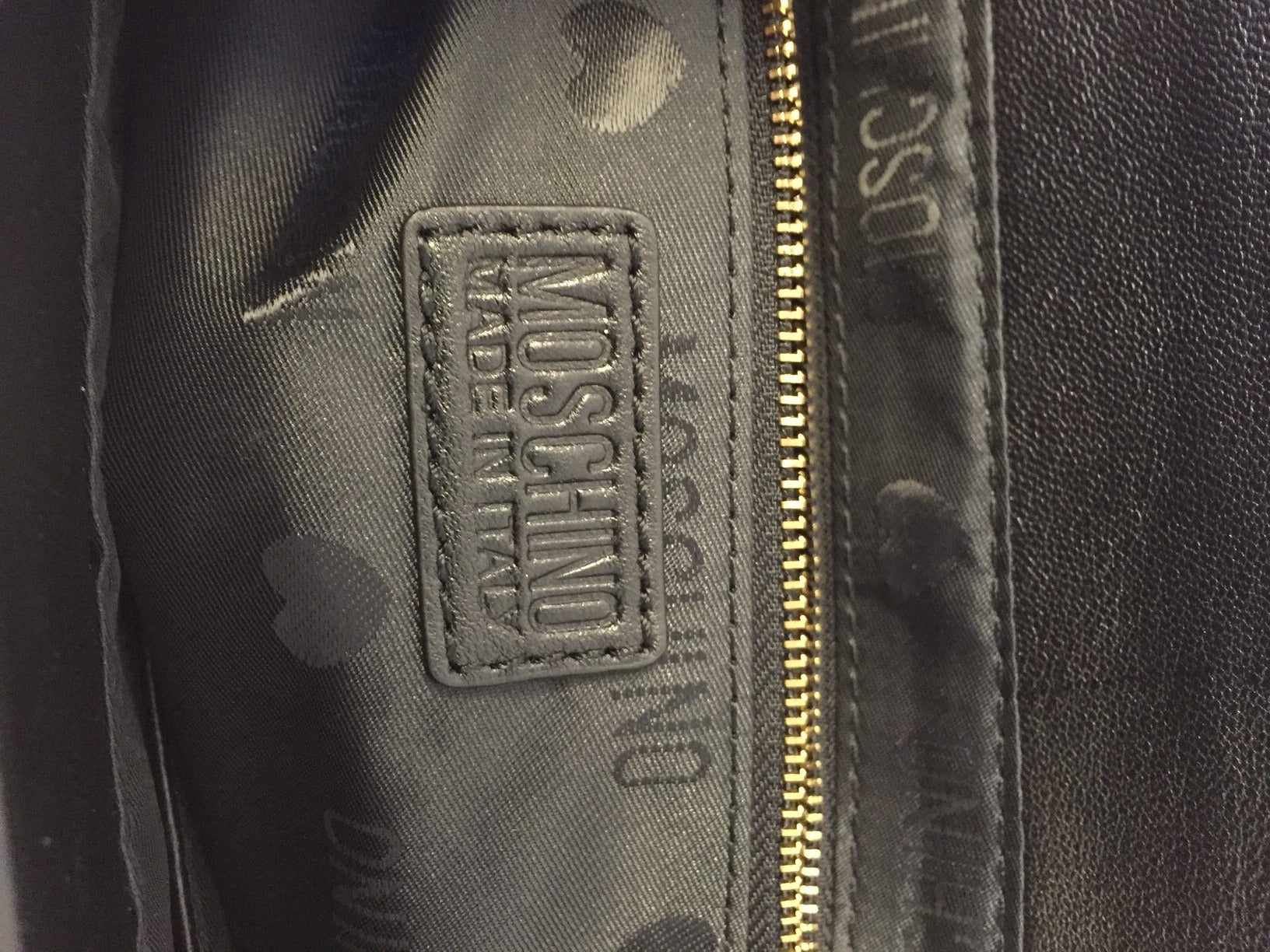 2014 Moschino Moto Jacket Shoulder Bag For Sale 2