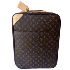 Louis Vuitton Pegase 45 Monogram Rolling Travel Bag Suitcase