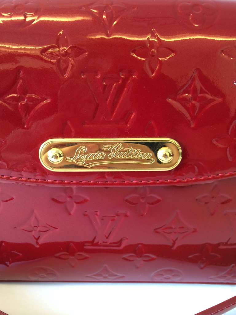 Louis Vuitton Red Vernis Rodeo Drive Bag