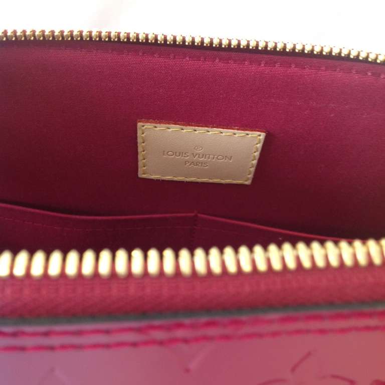 Brand New 2014 Louis Vuitton Alma MM in Vernis Leather Indian Rose 2