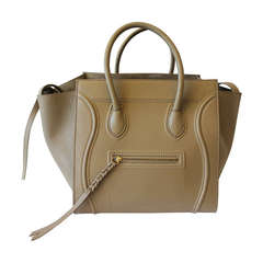 2013 - Celine Phantom Luggage Medium Tote Bag in Taupe