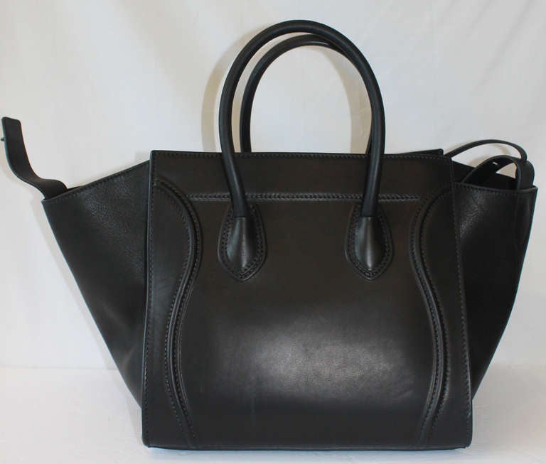 Women's 2013 - Celine Phantom Luggage Medium Tote Bag in Black