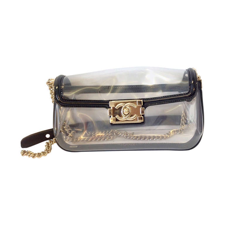 2013 Chanel Clear Le Boy Bag For Sale
