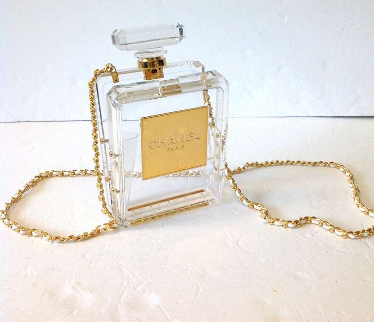 Spring/Summer 2014 Runway Chanel Perfume Bottle Bag In Excellent Condition For Sale In Westmount, Quebec