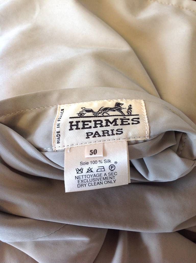 Vintage Hermès Equestrian Quilted Bomber Jacket For Sale 1