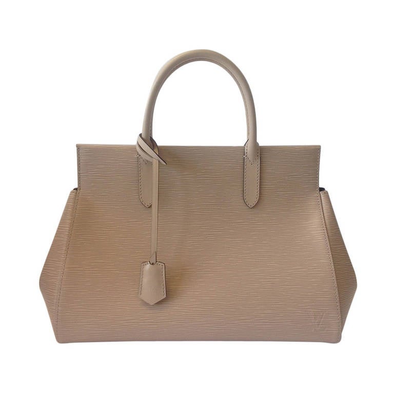 Brand New 2014 Louis Vuitton Marly MM Epi Leather in Dune For Sale