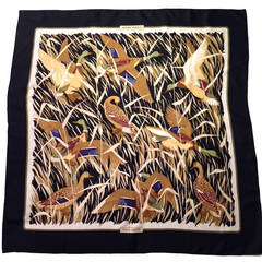 Hermes Cols Verts Silk Scarf Hermes Cols Verts Silk Scarf