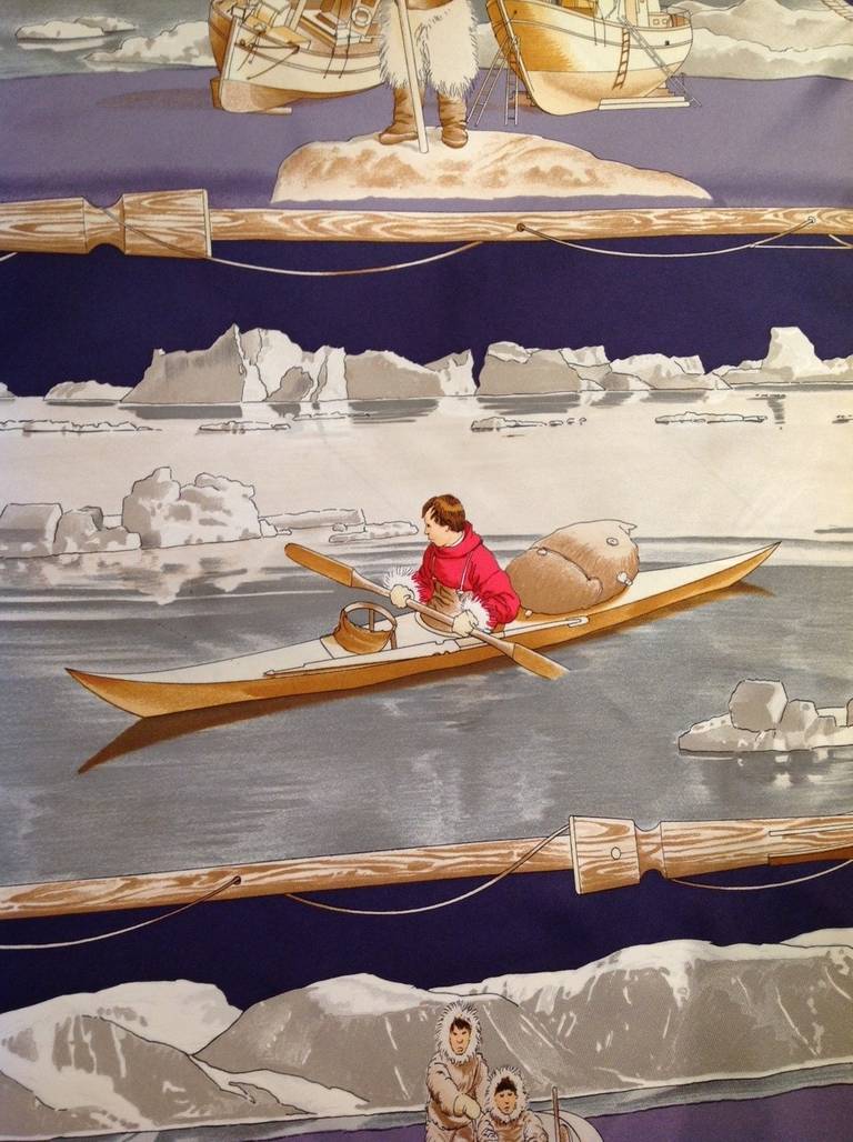 Hermes Gronland Silk Scarf