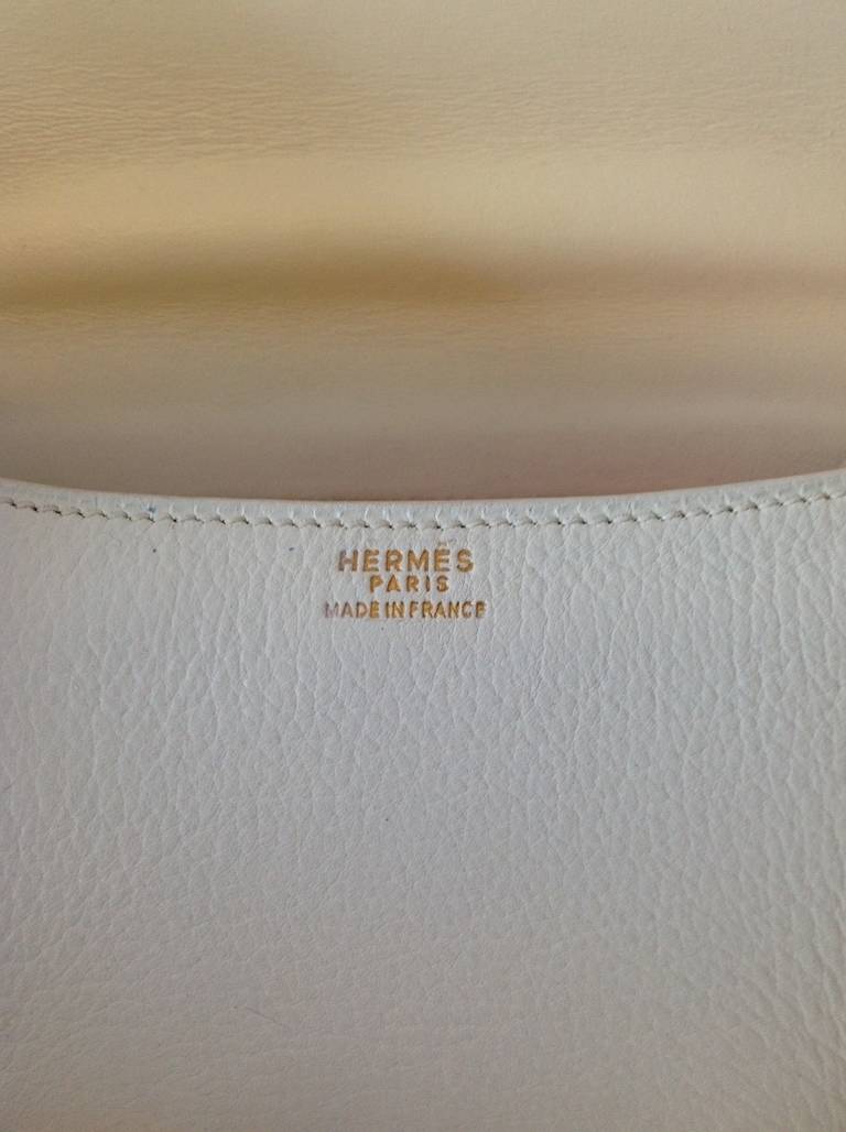 Hermes Constance Bag In White Box Togo For Sale 5
