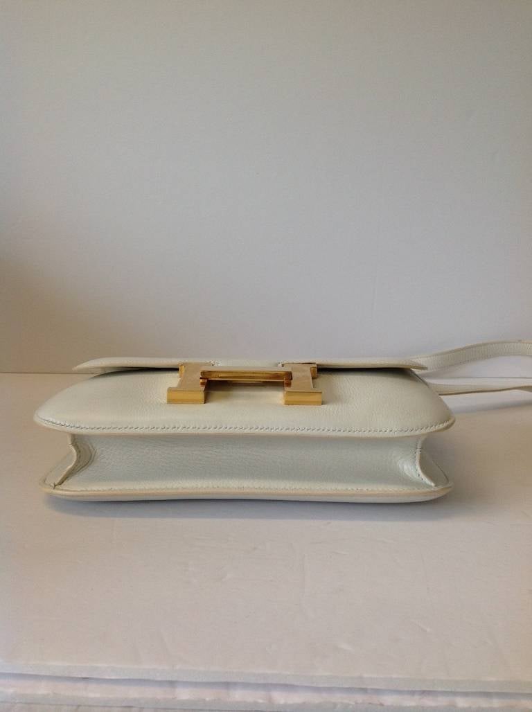 Hermes Constance Bag In White Box Togo For Sale 2