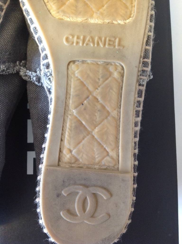 Chanel Canvas Espadrilles 1
