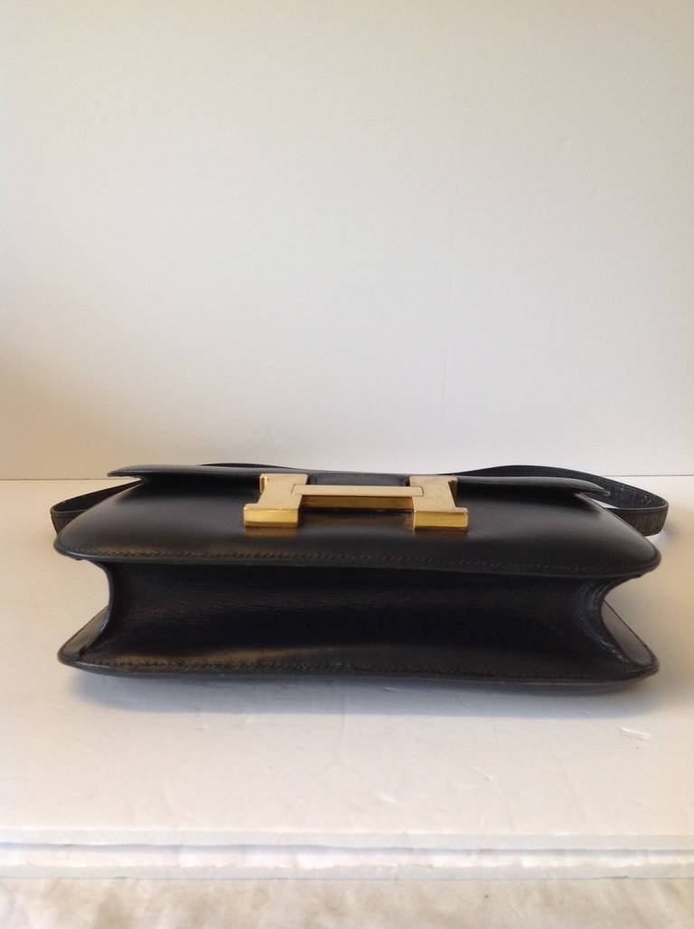 Hermes Constance Bag In Black Box Calf For Sale 2