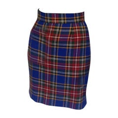 Moschino Cheap and Chic Tartan Skirt