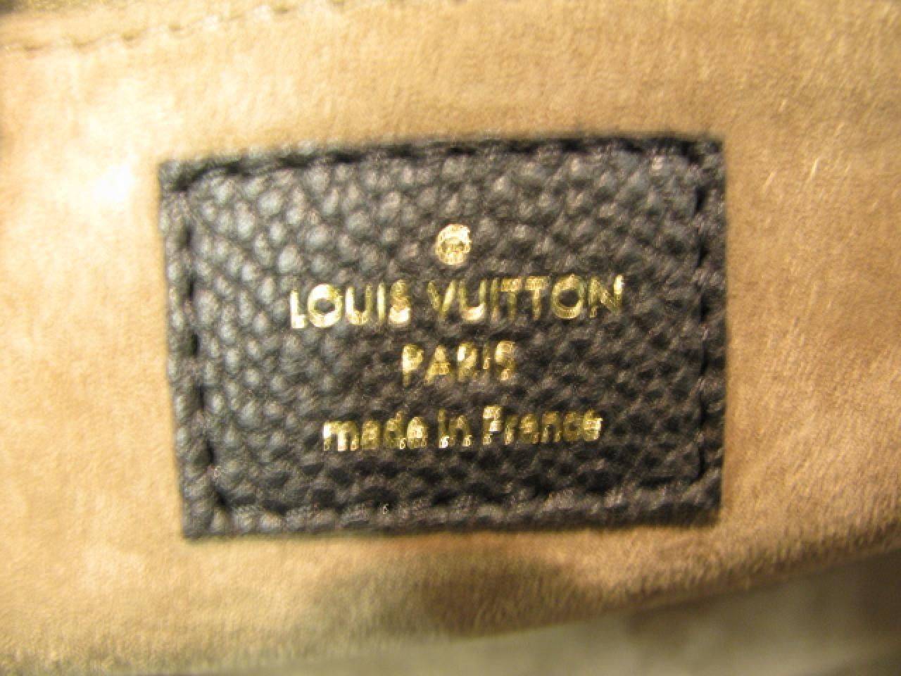 2014 LOUIS VUITTON monogram W bag PM BLACK  $4900 1