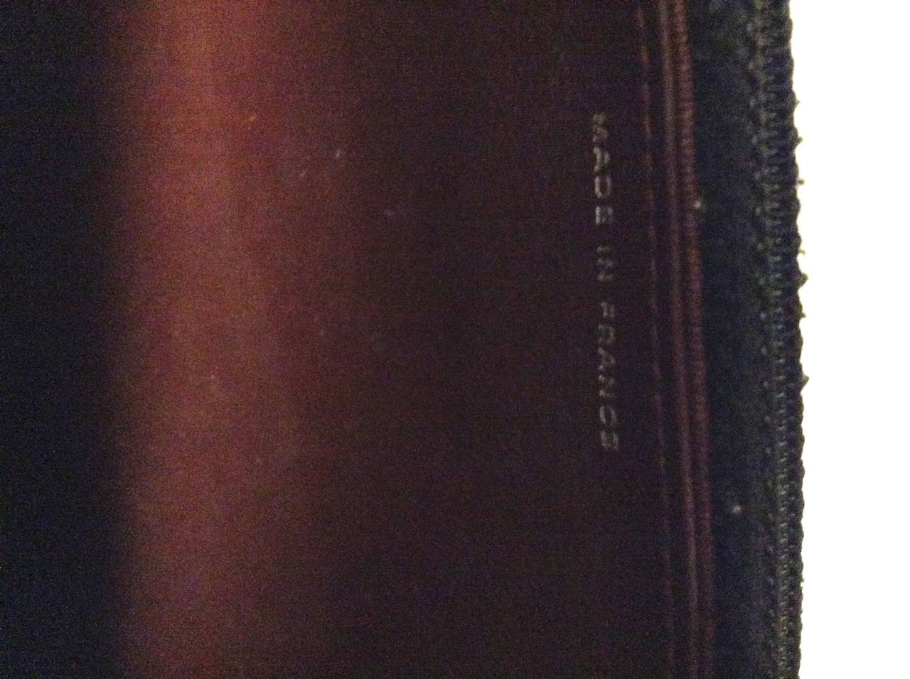 2012 CHANEL Classic wallet on Chain Flap bag Silver Hardware For Sale 1