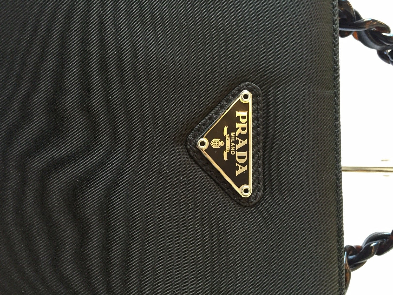 Prada Nylon Brown Purse