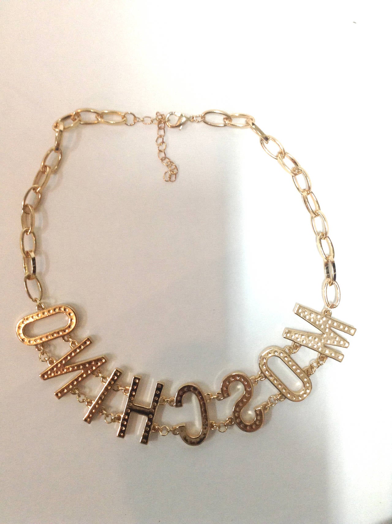 2014 Jeremy Scott for Moschino chocker necklace