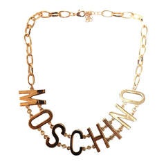 2014 Jeremy Scott for Moschino chocker necklace