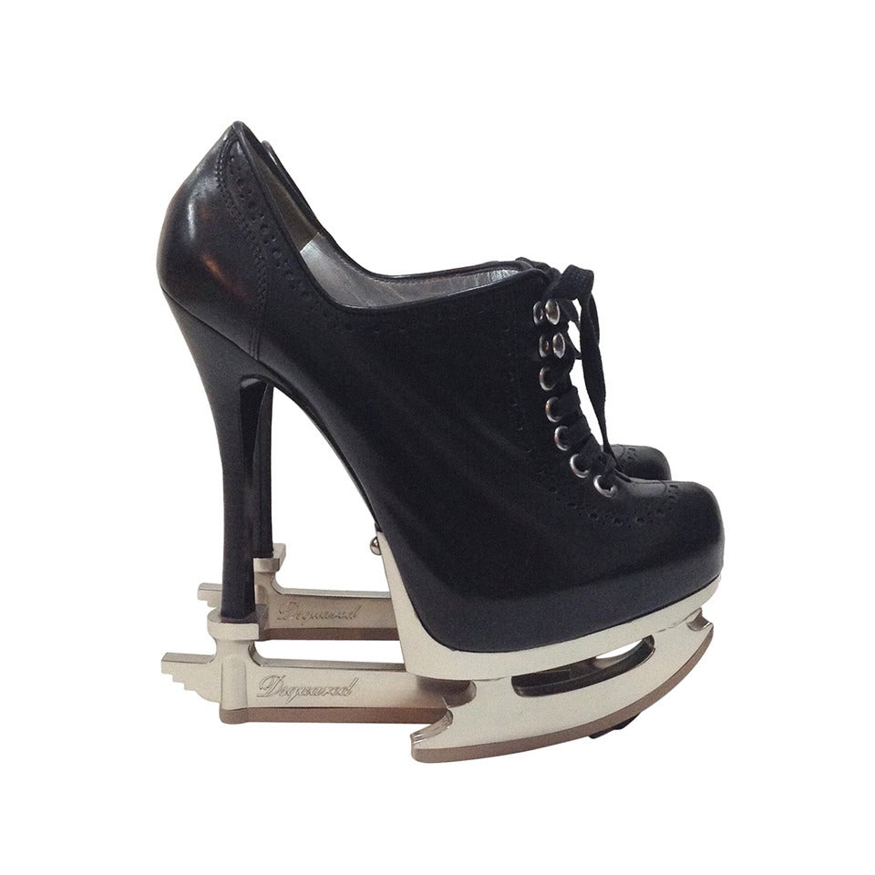 2013 DSqaured runway ice Skate size 38 For Sale