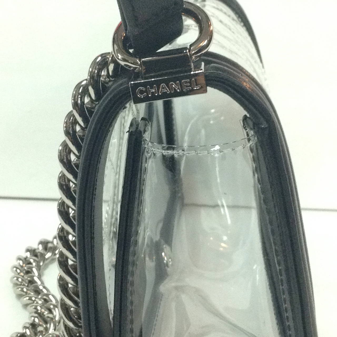 2015 Chanel Le Boy Flap Bag PRESS In New Condition For Sale In Westmount, Quebec