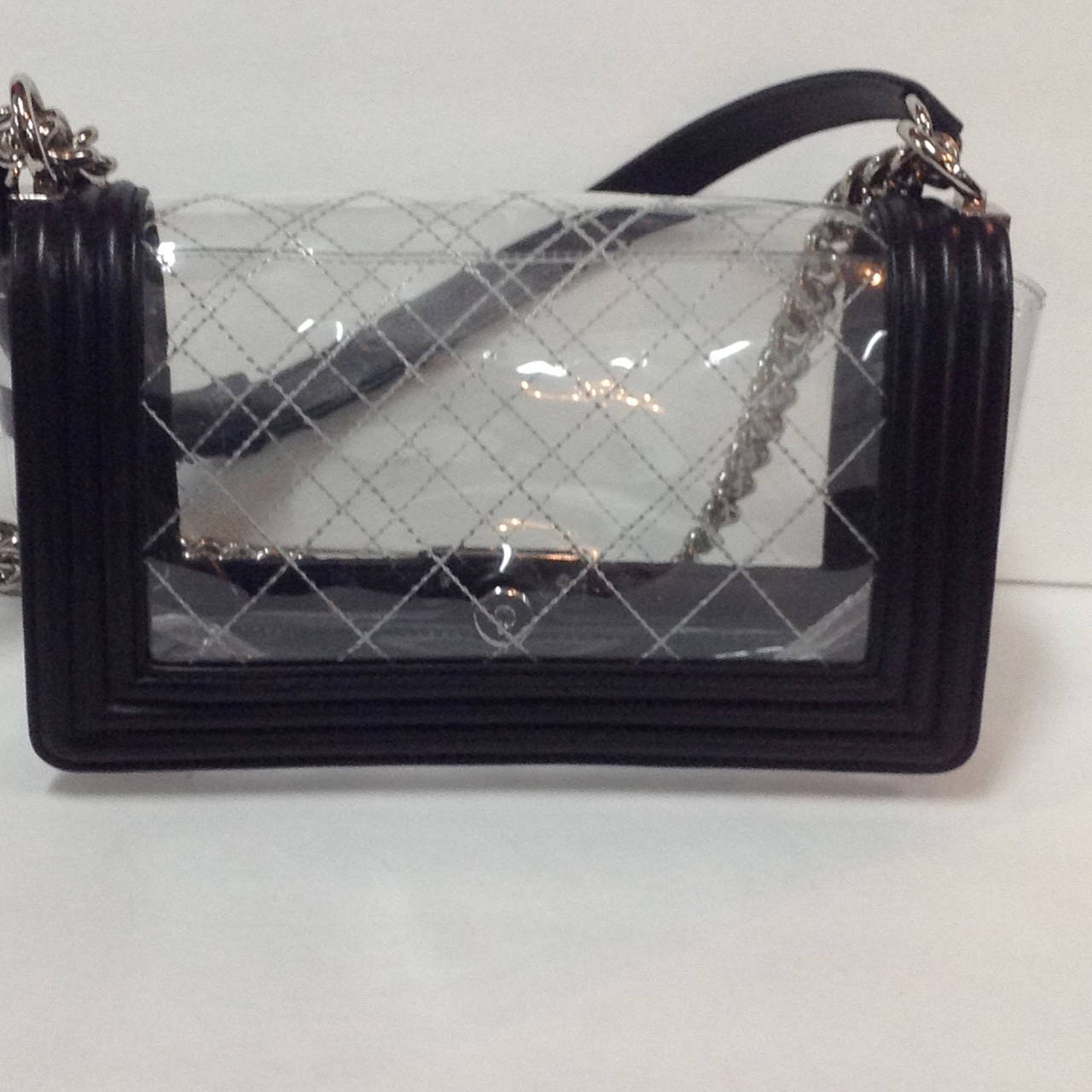 Women's 2015 Chanel Le Boy Flap Bag PRESS For Sale