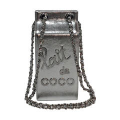 2014 Chanel Lait De Coco Milk Box Minaudiere PRESS