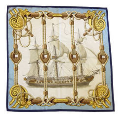 Hermes "Tribord" Silk Scarf