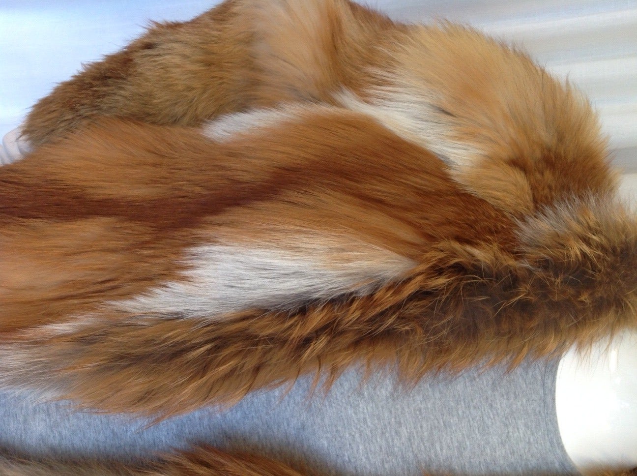 - Custom designed and made fox fur coat
- Closes with hooks
- Made in Europe
- Two exterior pockets