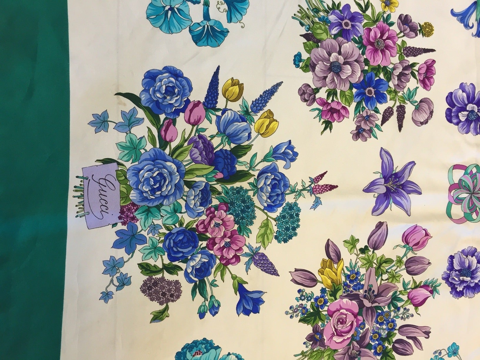 Gucci Flower Scarf