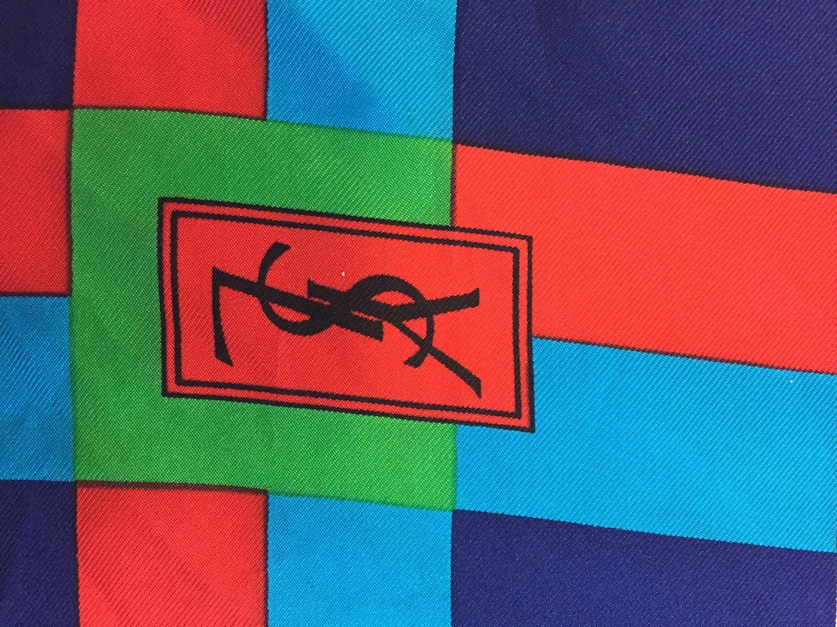 YSL Block Scarf