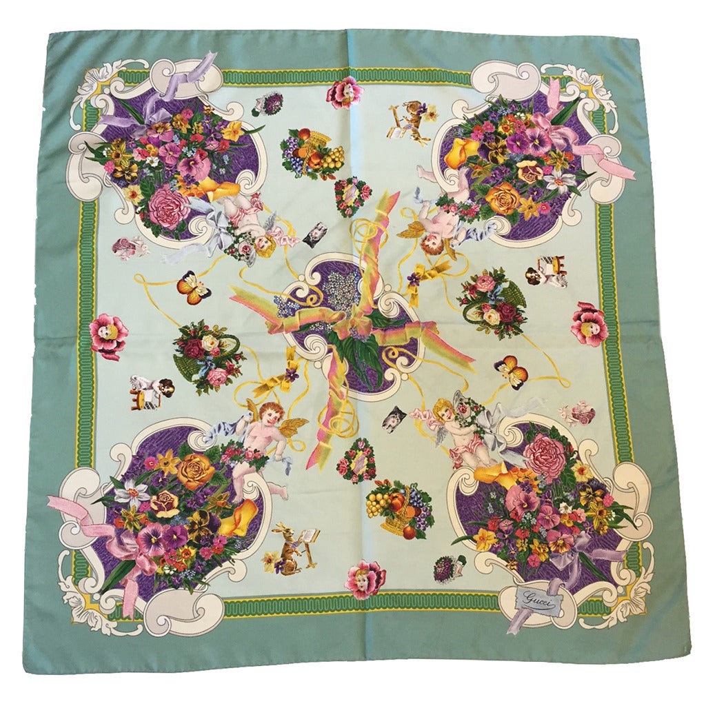 Gucci Baby Angel Scarf For Sale at 1stDibs
