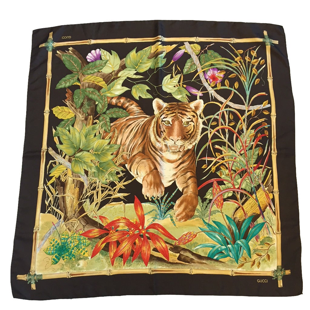 Gucci Tiger Scarf For Sale