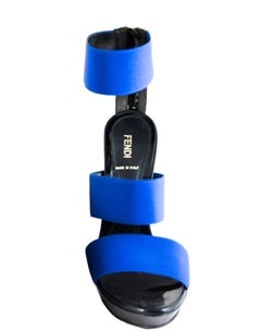 Fendi Electric blue sandals