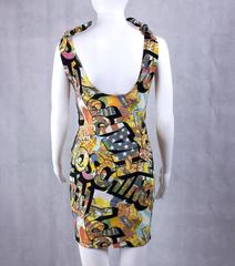1990s Moschino Happy/ Peace and Love mini dress