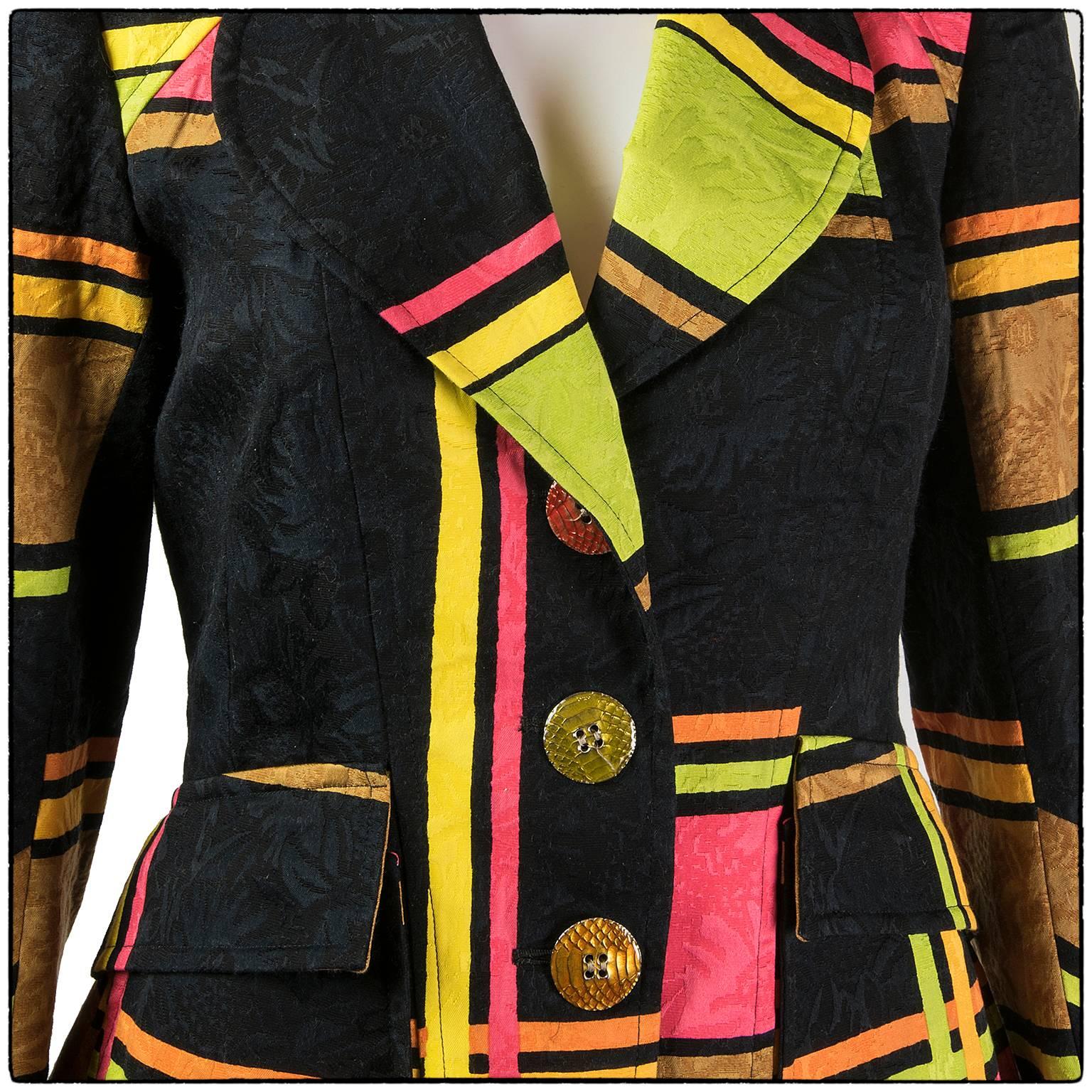 1990s Christian Lacroix multicoloured jacket In Good Condition In Rome, IT