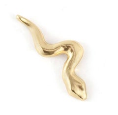 Giulia Barela Ribbon earrings, gold plated bronze