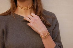 Giulia Barela  Knot Light Gold Plated Bronze Bracelet