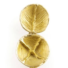 Giulia Barela 24 karat Gold plated bronze Bells earrings