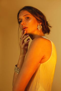 Giulia Barela 24 karat Gold Plated Bronze Pebbles Bracelet