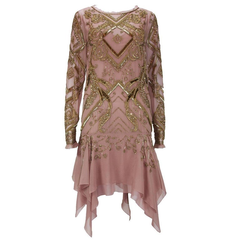 blue dress for baby girl Emilio Pucci jersey beaded dress Size 6UK – Preloved Perfection main image 0