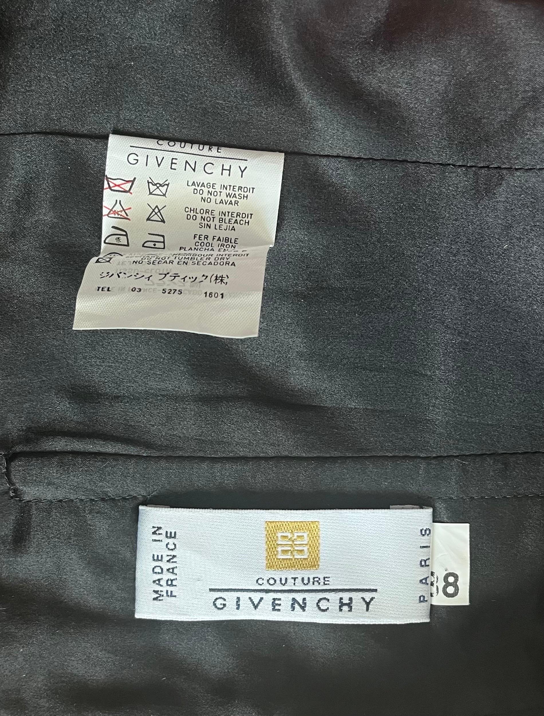 Women's 1999 Rare Alexander McQueen for Givenchy Couture Embellished Runway Corset Fr 38 For Sale