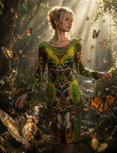 Vintage Alexander McQueen 'Moth' dress, Plato's Atlantis 2010